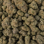 Kandyland cannabis flower bulk view with natural orange pistils